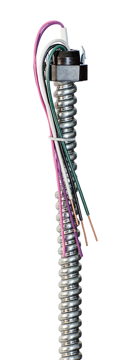 External Snap-In Connector - Plastic/Steel - ⅜